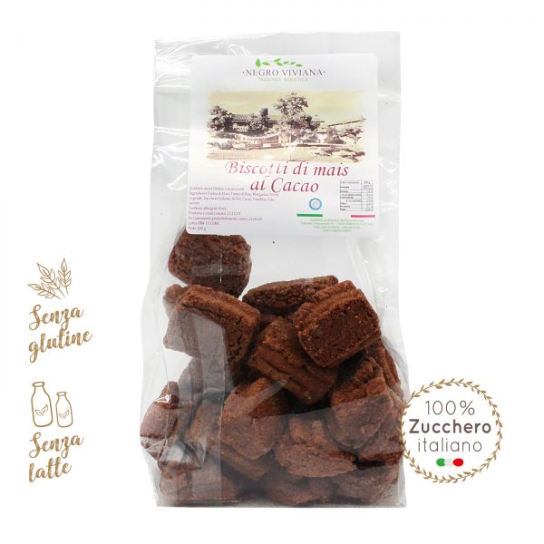 Biscotti di mais al cacao | Azienda Agricola Negro Viviana